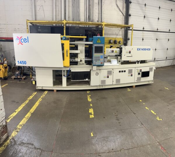 130 Ton, 10.2 Oz Shot Size LK Machinery Potenza-II PT130 Injection Molding Machine, 2018 - Never Used