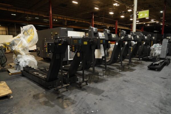 Okuma 2SP-250H Twin Spindle Twin Turret CNC Lathe, 2017 - Chip Conveyor, Robot Loader, Transformer, Inspection Reports from Gosiger - Image 9