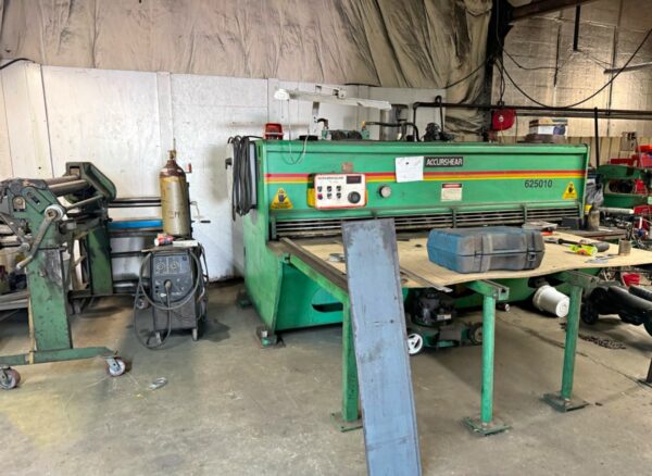 1/4" X 10' Accurshear 625010 Hydraulic Shear, 1994 - Available Immediately