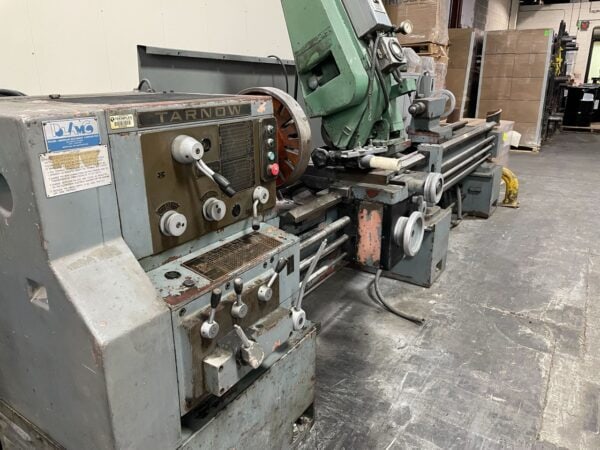 20" x 98" Tarnow Tuj 50 x 3000 Engine Lathe, 1978 - Grinding Attachment - Image 3