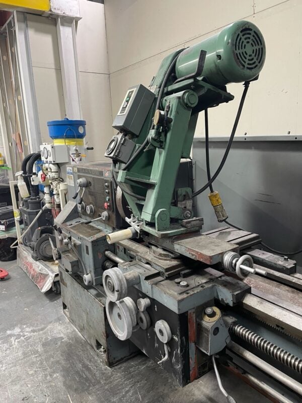 20" x 98" Tarnow Tuj 50 x 3000 Engine Lathe, 1978 - Grinding Attachment - Image 5