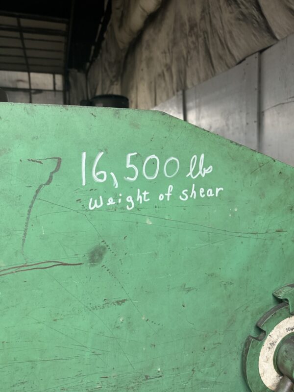 1/4" X 10' Accurshear 625010 Hydraulic Shear, 1994 - Available Immediately - Image 5