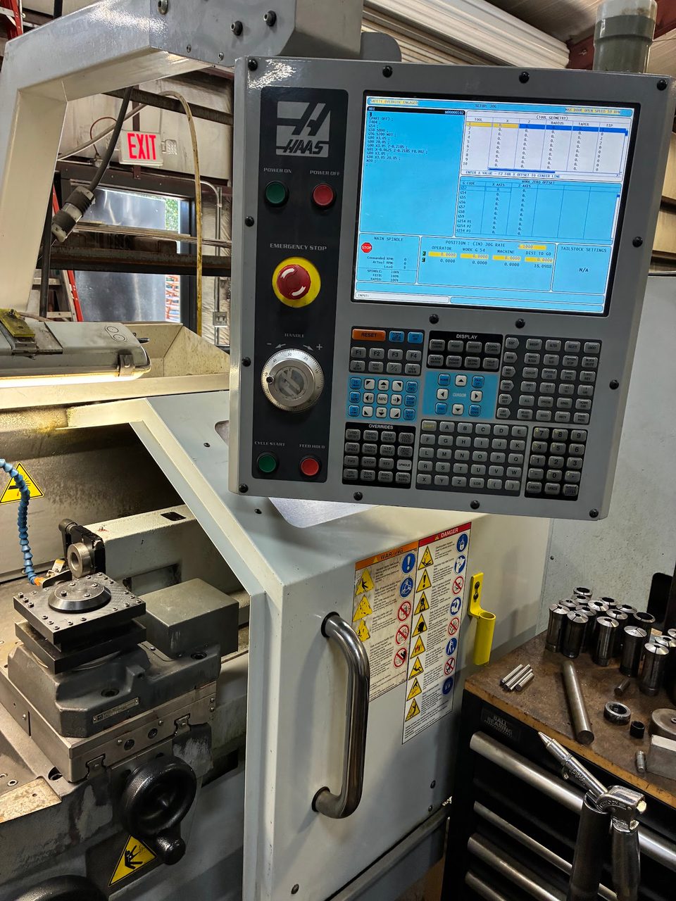 Haas VF-0E VMC, 1995 - Chip Auger, 20 ATC