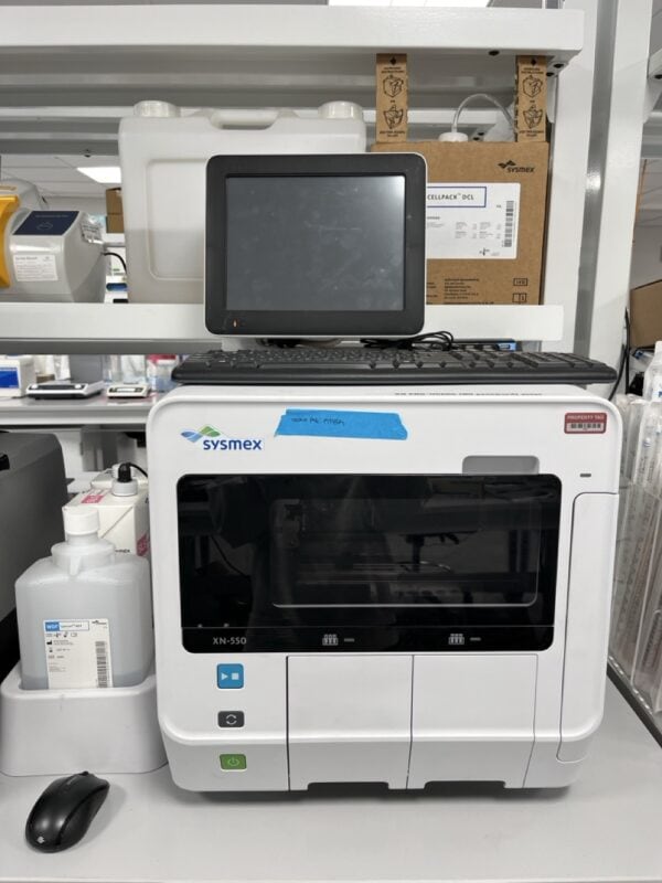 Sysmex XN-550 Haematology Analyser, 2019