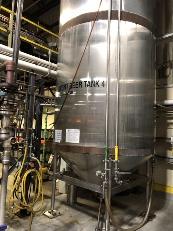 3,800 Gallon Enerfab Stainless Steel Bright Tank - Tank 4
