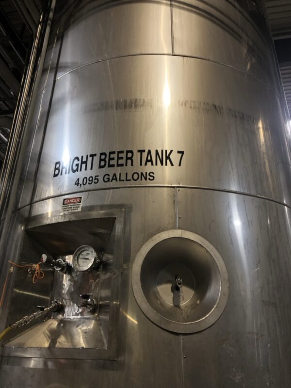 4,095 Gallon Krones Stainless Steel Bright Tank - Tank 7 - Image 2