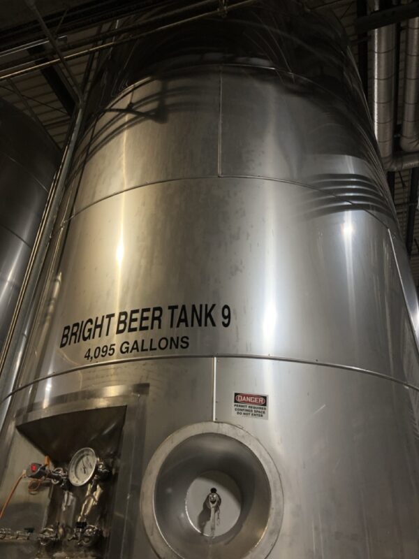 4,095 Gallon Krones Stainless Steel Bright Tank - Tank 9 - Image 2