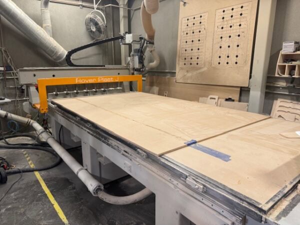 5' x 10' Biesse Rover J1530 CNC Router, 2016