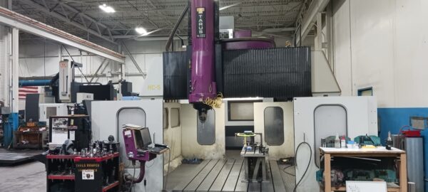 Tarus HSOHTB 810 5 Axis CNC Gantry Mill, 2005 - 3+2 Axis Head