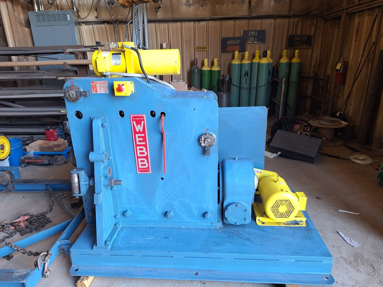 3/8" Webb M4T3 Offset Forming Machine, 1961/2011 - Factory Refurbished, Non Rotating