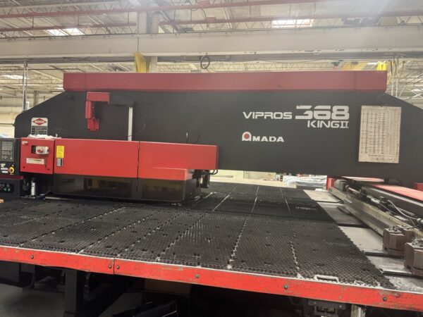33 Ton Amada Vipros 368 King II Turret Punch, 1999 - Fanuc Control - Image 2