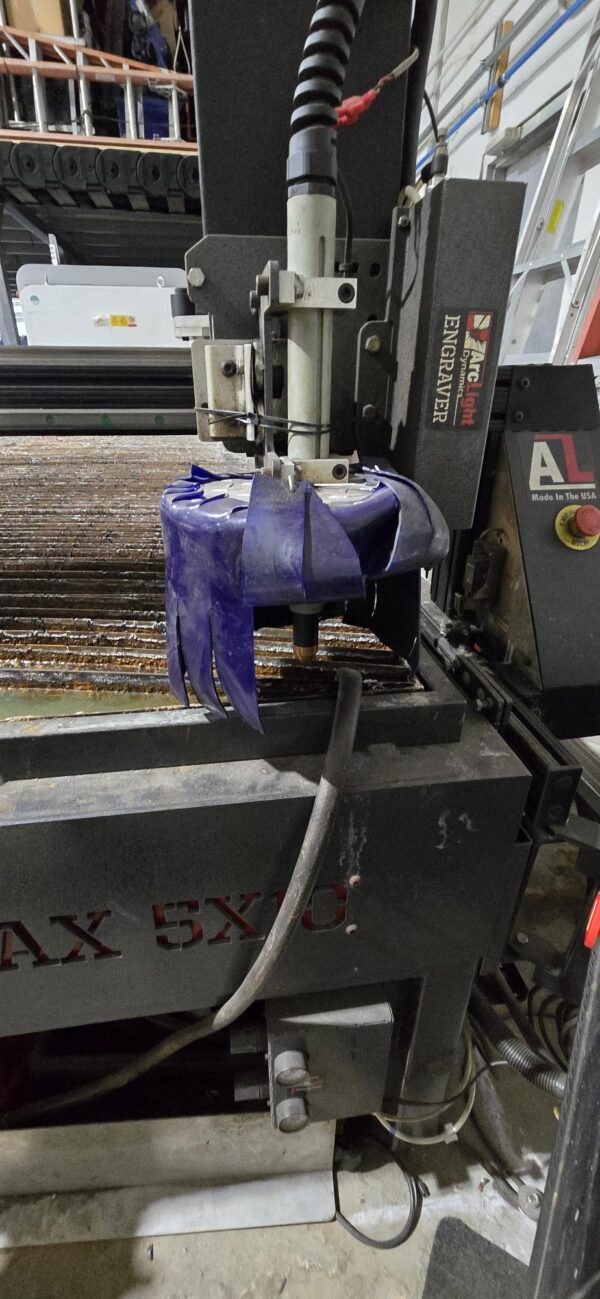 5'x10' ArcLight Arc Max CNC Plasma Table, 2019 - Hypertherm 65, Water Table - Image 3