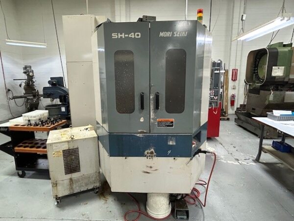 400mm Mori Seiki SH-40 CNC HMC, 1997 - TSC, Chip Conveyor, Renishaw Ready - Image 2