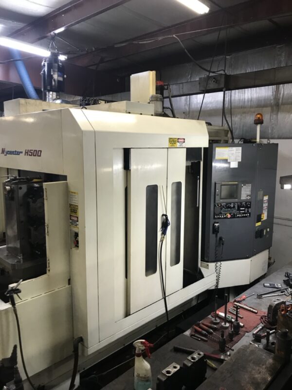 Kitamura Mycenter-500 500mm HMC, 1998 - 10,000RPM, CAT50, Chip Conveyor, High Pressure Coolant, 4th Axis, Coolant Thru Spindle - Image 2