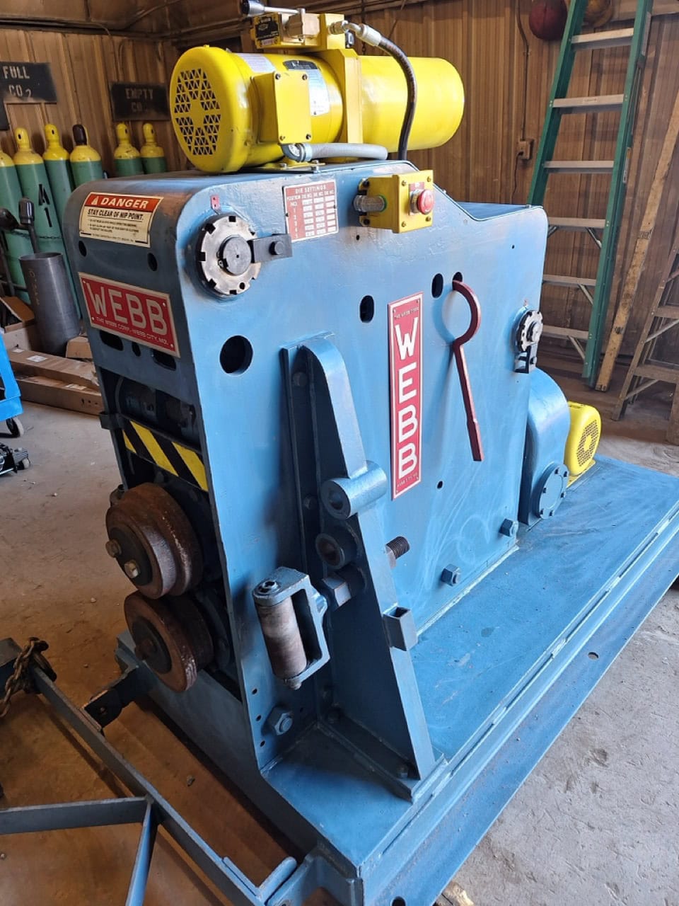 3/8" Webb M4T3 Offset Forming Machine, 1961/2011 - Factory Refurbished, Non Rotating - Image 2