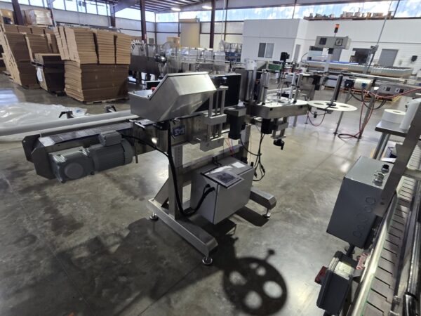 Accutek Labelette PSA-108 Automatic Single Head Labeler with Custom Pinch Roller for Tapered Containers, 2024 - Image 2