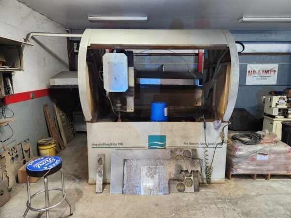 2' x 4' Flow 713589-3 CNC WaterJet, 2005 - 55,000 PSI