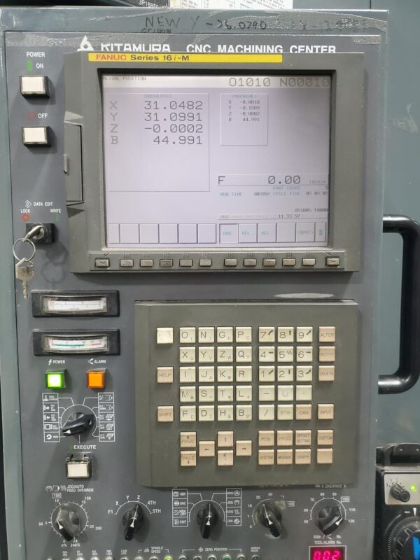 Kitamura MyCenter HX400i CNC HMC, 2000 - Fanuc Control, 4th Axis - Image 4