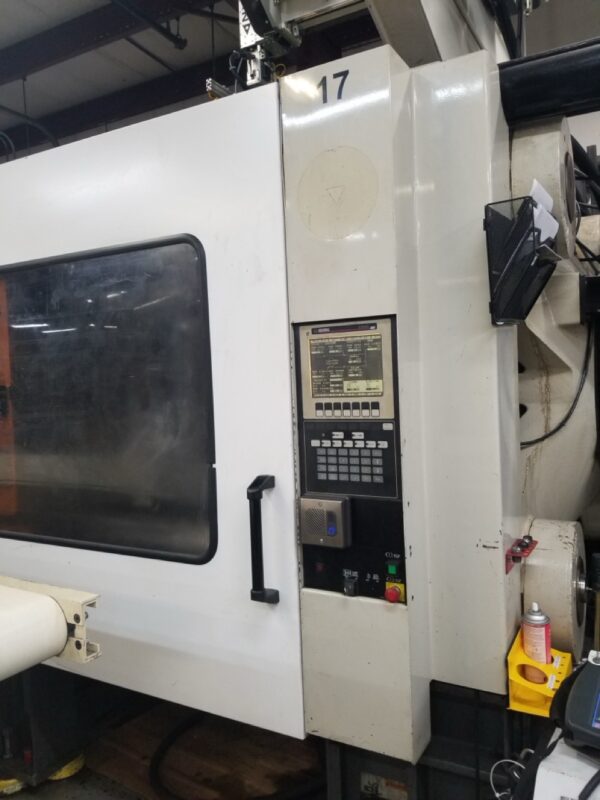 850 Ton Cincinnati Milacron MH850-54 Injection Molding Machine, 1997 - 140oz Shot Capacity - Image 4