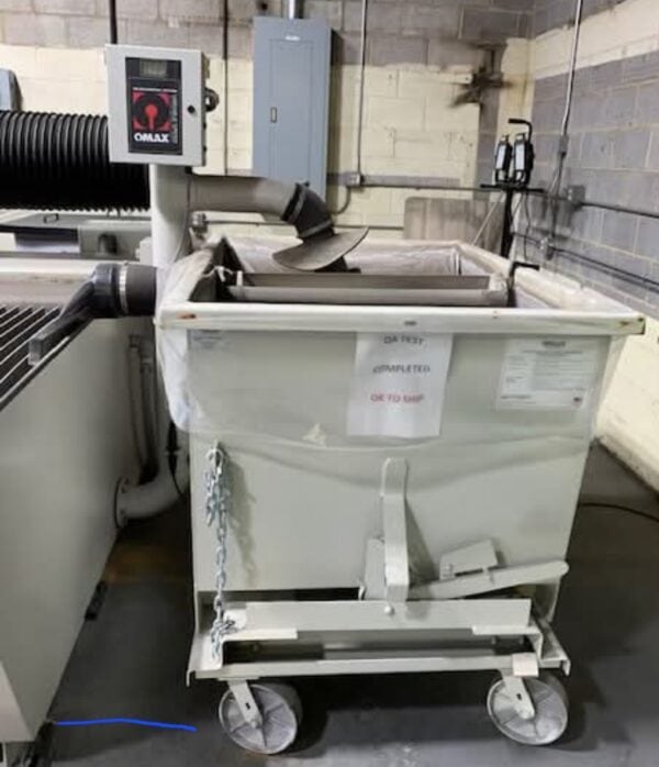 4' x 8' Omax 55100 CNC  Waterjet, 2011 - 50,000 PSI, Hopper, Garnet Skimmer, Soft Water Treatment - Image 3