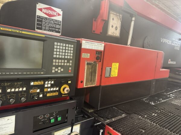 33 Ton Amada Vipros 358 King Turret Punch, 1998 - Fanuc Control - Image 3