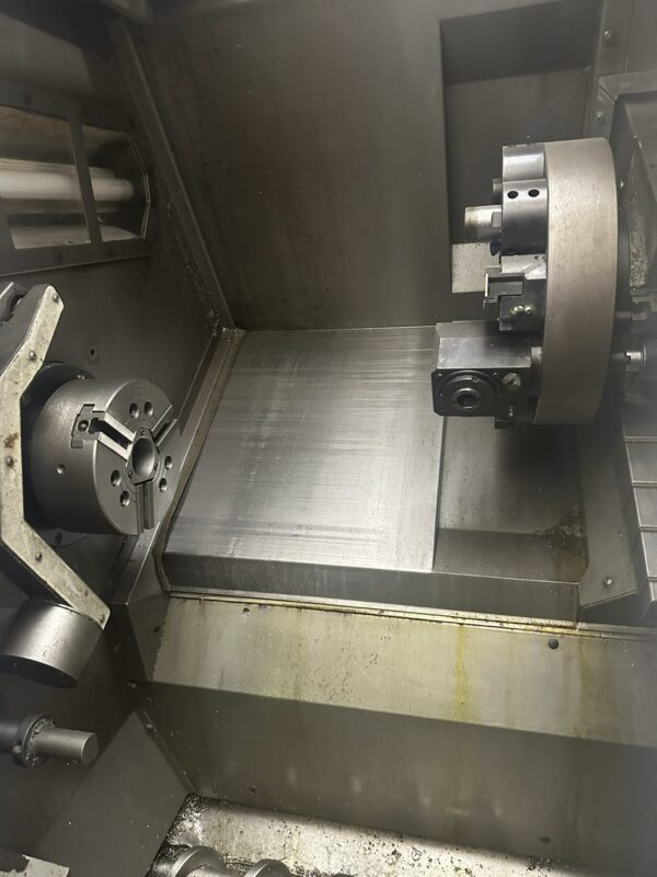 Haas SL-20 CNC Lathe, 2001 - Live Tooling, Haas Servo Bar 300 Bar Feeder - Image 3