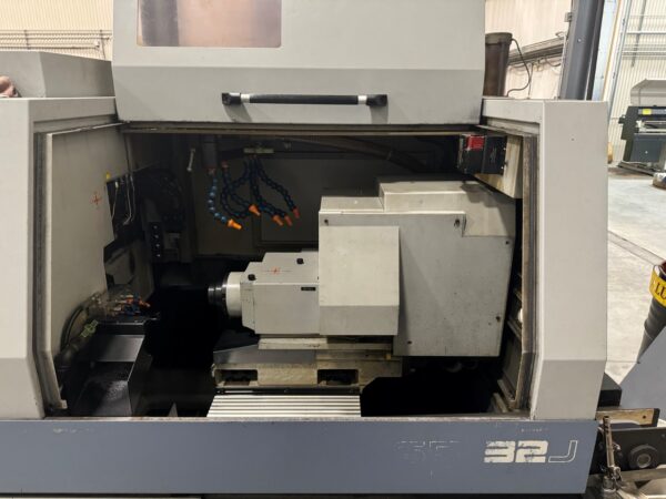 Star Swiss SR32J Swiss Lathe, 2011 - LNS Hydrobar Barfeed, Chip Conveyor, Fanuc 18i-TB Control - Image 3