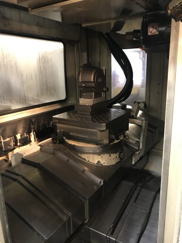 Kitamura Mycenter-500 500mm HMC, 1998 -10,000RPM, CAT50, Chip Conveyor, High Pressure Coolant, 4th Axis, Coolant Thru Spindle - Image 4