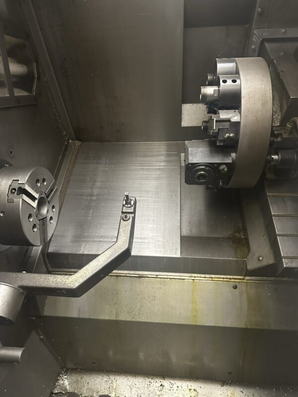 Haas SL-20 CNC Lathe, 2001 - Live Tooling, Haas Servo Bar 300 Bar Feeder - Image 4