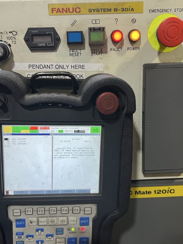 Genesis Welding Systems Robotic Welding Cell, Fanuc ArcMate 120iD 10L, 2012 - Miller Auto Axcess 300 DI Power Source - Image 5