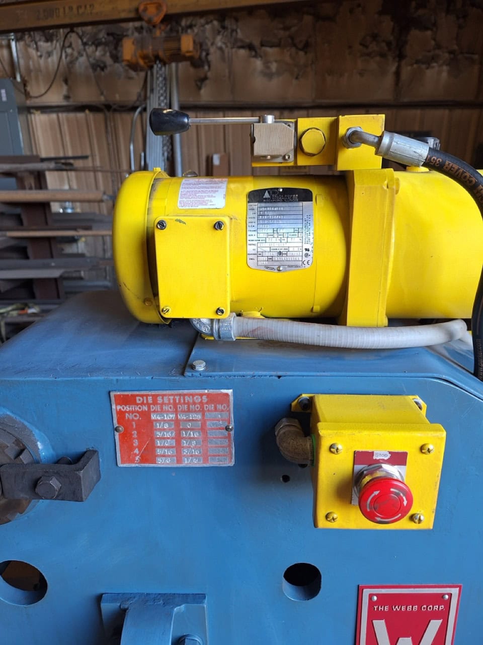 3/8" Webb M4T3 Offset Forming Machine, 1961/2011 - Factory Refurbished, Non Rotating - Image 5