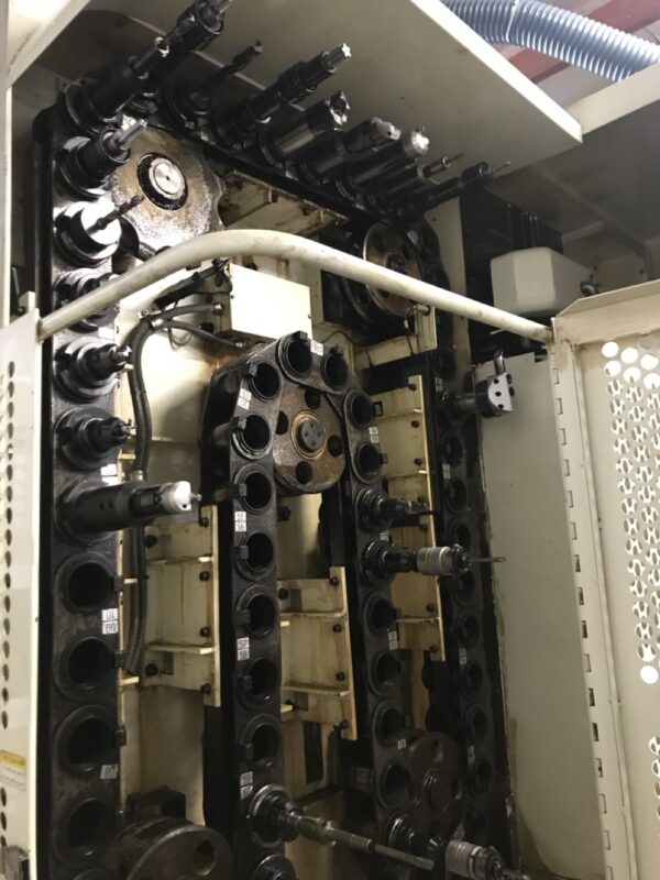 Kitamura Mycenter-500 500mm HMC, 1998 -10,000RPM, CAT50, Chip Conveyor, High Pressure Coolant, 4th Axis, Coolant Thru Spindle - Image 5