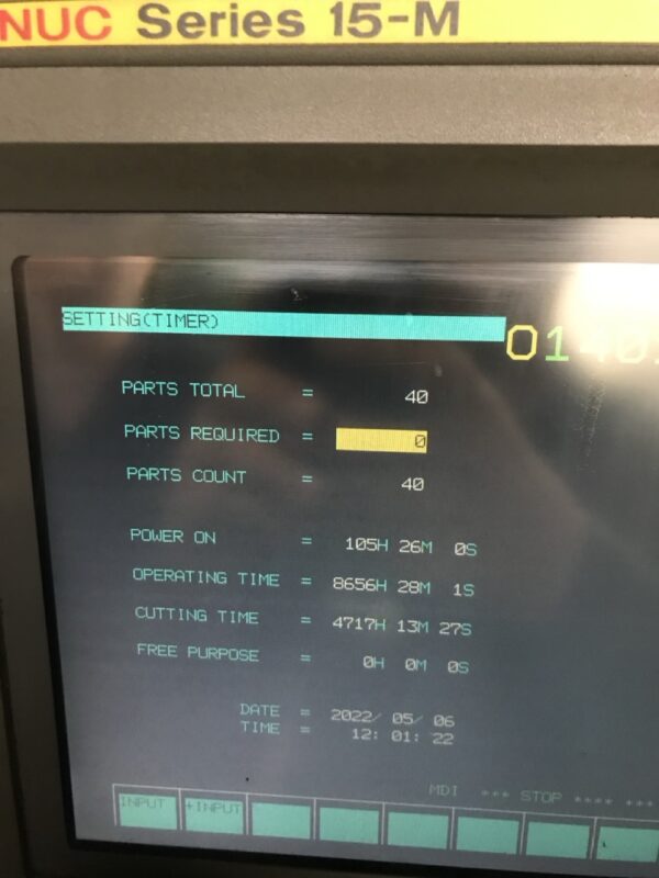 Kitamura Mycenter-500 500mm HMC, 1998 - 10,000RPM, CAT50, Chip Conveyor, High Pressure Coolant, 4th Axis, Coolant Thru Spindle - Image 6