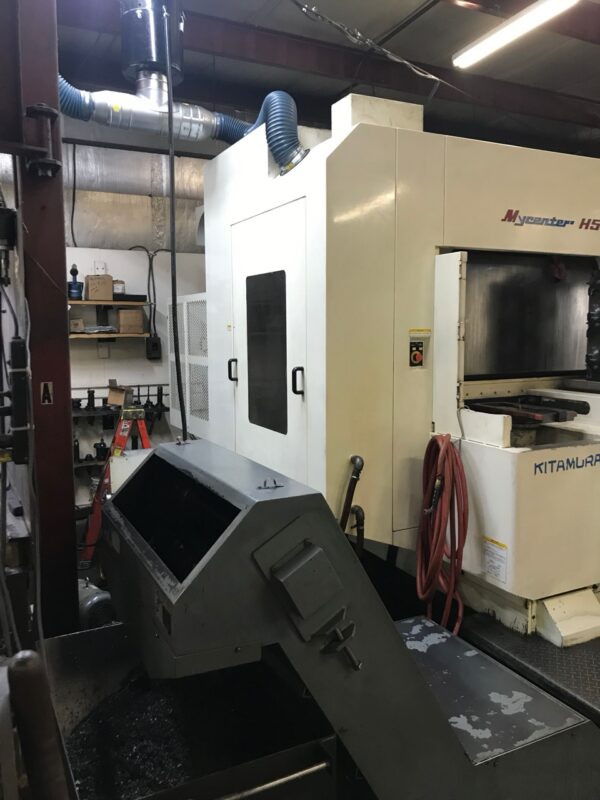 Kitamura Mycenter-500 500mm HMC, 1998 - 10,000RPM, CAT50, Chip Conveyor, High Pressure Coolant, 4th Axis, Coolant Thru Spindle - Image 7