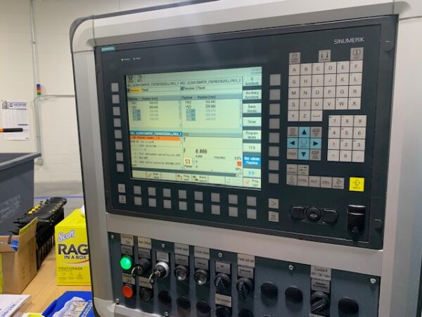 Index G200 Twin Spindle CNC Lathe, 2006 - Dual Turret, Siemens 840D Control - Image 9
