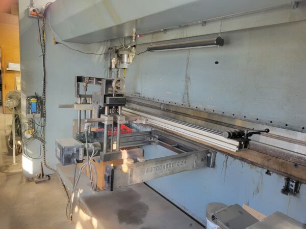 150 Ton x 12' Atlantic HD150X12 Hydraulic Press Brake, 1993 - Backgauge, Manual Crowning Bed - Image 2