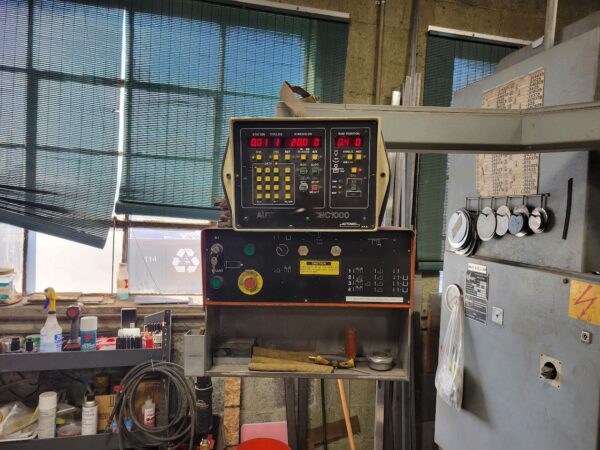 150 Ton x 12' Atlantic HD150X12 Hydraulic Press Brake, 1993 - Backgauge, Manual Crowning Bed - Image 3