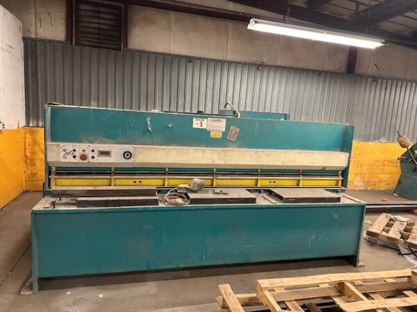 1/4" x 10" Adira GHS-0630 Hydraulic Power Squaring Shear, 1999 - Backgauge, Squaring Arm