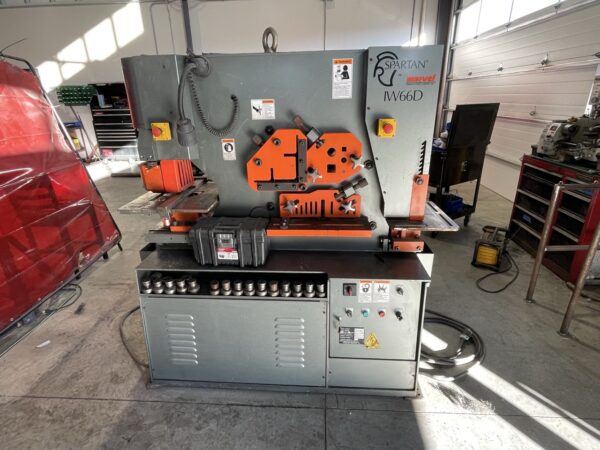 66 Ton Marvel Spartan IW66D Ironworker, 2014 - Dies Included