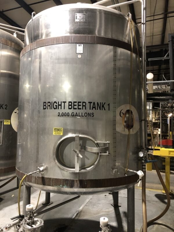 2,000 Galon SFI Stainless Steel Bright Tank - Tank 1
