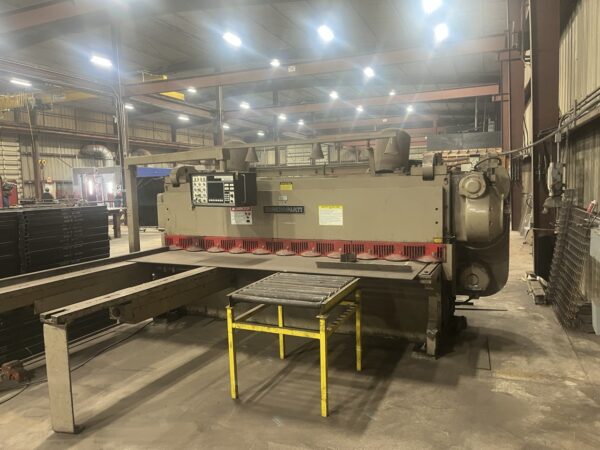 3/8" x 10' Cincinnati 2510G CNC Mechanical Power Squaring Shear, 1985 - Backgauge - Image 2