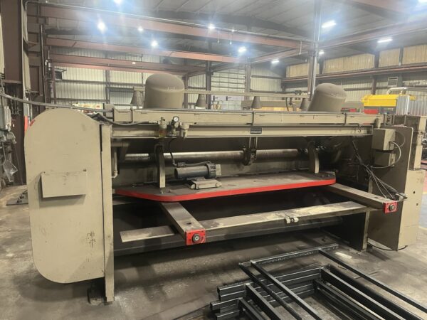 3/8" x 10' Cincinnati 2510G CNC Mechanical Power Squaring Shear, 1985 - Backgauge - Image 7