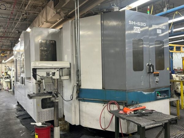 Mori-Seiki SH-630 630mm HMC, 1998 - 120 Tool ATC, Coolant Thru Spindle, Tool Holders Included - Image 4