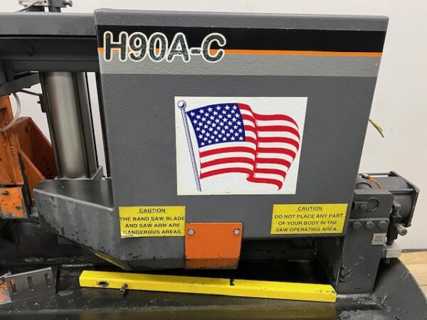 12.75" x 12.75" HEM H90A-C Horizontal Fully Automatic Band Saw, 2013 - Image 3