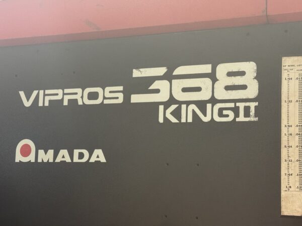 33 Ton Amada Vipros 368 King II Turret Punch, 1999 - Fanuc Control - Image 5