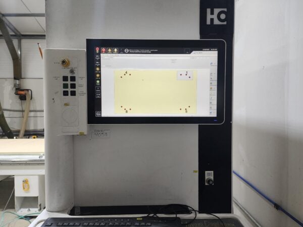 4' x 8" Homag Centateq N-500 CNC Nesting Router, 2019 - Bosch Spindle, 14 Tool ATC, Becker Vac Pump - Image 15