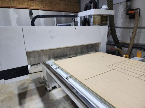 4' x 8" Homag Centateq N-500 CNC Nesting Router, 2019 - Bosch Spindle, 14 Tool ATC, Becker Vac Pump - Image 4