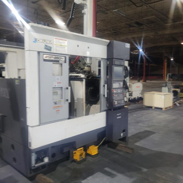 Okuma 2SP-250H Twin Spindle Twin Turret CNC Lathe, 2017 - Robot Loader - Image 2