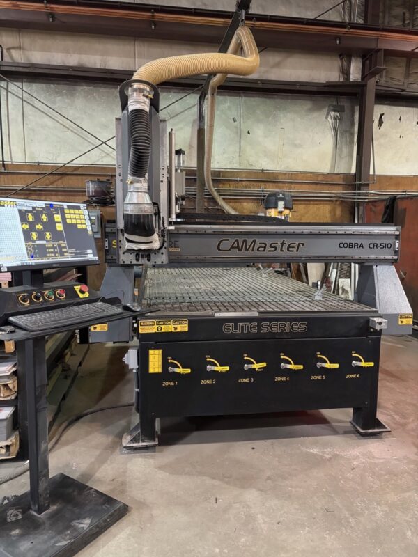5'x10' CaMaster Cobra CR-510   CNC Router, 2023 - Equipped with tooling and Software