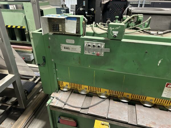 1/4" x 12' Century 2H12 Power Squaring Shear, 1980 - Front Operated Back Gauge, Squaring Arm - Image 2